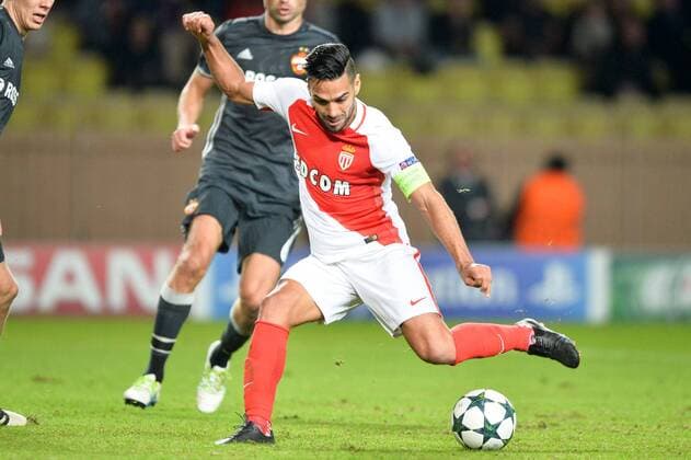 Fußball, CL, AS Monaco - ZSKA Moskau 09 RADAMEL FALCAO (asm) FOOTBALL : AS Monaco vs CSKA Moscow - Champions League - 02 11 2016 AnthonyBIBARD FEP Panoramic 