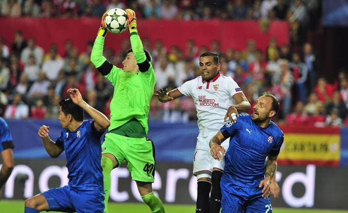 PARTIDO LIGUILLA CHAMPIONS LEAGUE JORNADA 4, SEVILLAFC- DINAMO ZAGREB, ESTADIO RAMON SANCHEZ PIZJUAN. FC Sevilla vs Dynamo Kiew - Football Champions League  xJUANxGUERRAx xPARTIDOx