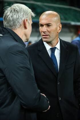Legia Warsaw vs Real Madrid The Champions League group F game Legia Warsaw vs Real Madrid on November 2, 2016 in Warsaw, Poland. In the picture: Zinedine Zidane  EN_01231392_0149