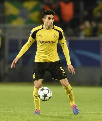 Championsleague: Borussia Dortmund - Sporting Lissabon 02.11.2016. Marc Bartra (BvB) in Aktion. HM