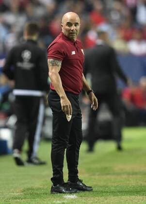 Sevilla,Spain,party belonging to the group stage in the Champions League,facing Sevilla FC - GNK Dinamo Zagreb,Jorge Sampaoli during the meeting, November 2th,2016,PHOTO:Ccristobal Duenas  xCristobalxDuenasx xChampionsxLeaguex2016 17,xSevillaxFCx-xGNKxDinamoxZagrebx