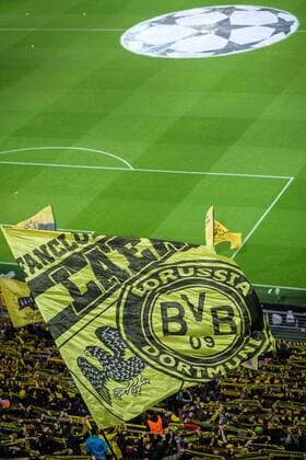 Blick von der Suedtribuene auf das Spielfeld beim Champions League Spiel zwischen Borussia Dortmund und Sporting Lissabon am 02.11.2016 Dortmund Copyright: xSchülerx xEibner-Pressefotox EP_jse