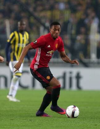 Manchester United ManU s Anthony Martial during a UEFA European League, group A soccer match, between Fenerbahce and Manchester United at Fenerbahce Ulker Arena in Istanbul, 3rd of November, 2016. (Tolga Adanali - Depo Photos)  15552925
