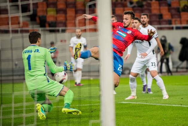 UEFA Europa League 2016-2017, Group E game between FC Astra Giurgiu (ROU) and FC Viktoria Plzen (CZE) November 2016 November 3, 2016: Jakub Hromada 25 of FC Viktoria Plzen during the UEFA Europa League 2016-2017, Group E game between FC Astra Giurgiu (ROU) and FC Viktoria Plzen (CZE) at National Arena, Bucharest, Romania ROU. Foto: