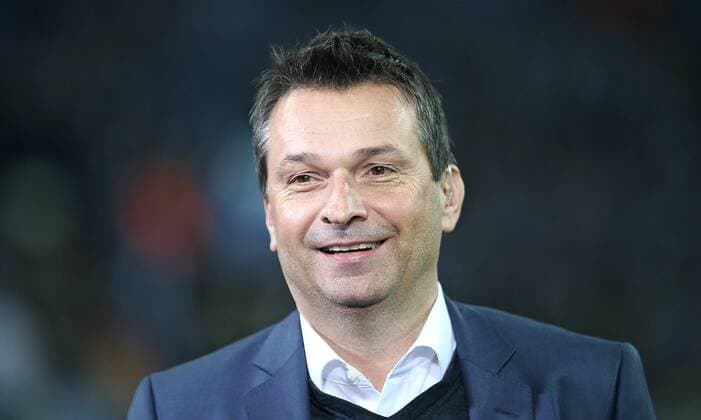 03.11.2016, Fussball UEFA Europa League 2016 2017, Gruppenphase, 4.Spieltag, FC Schalke 04 - FK Krasnodar, in der VELTINS-Arena Gelsenkirchen. Manager Christian Heidel (Schalke) 