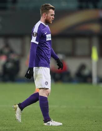 SOCCER - EL, A.Wien vs Roma VIENNA,AUSTRIA,03.NOV.16 - SOCCER - UEFA Europa League, group stage, FK Austria Wien vs AS Roma. Image shows the disappointment of Kevin Friesenbichler (A.Wien). GEPAxpictures xMarioxKneisl