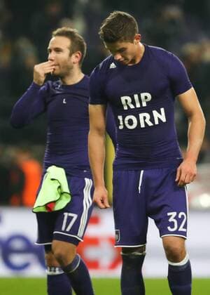 Anderlecht s Leander Dendoncker pictured after a soccer game between Belgian team RSC Anderlecht and German club 1. FSV Mainz 05, Thursday 03 November 2016 in Brussels, the fourth game of the group stage of the Europa League competition in the group C. VIRGINIExLEFOUR  x04971891x