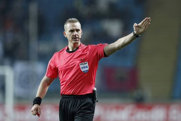 referee Jacob Kehletduring the Europa League group A match between Zorya Luhansk and Feyenoord on Novemer 3, 2016 at the Chernomorets stadium in Odessa, Ukraine. Zorya Luhansk v Feyenoord UEFA Europa League 2016 2017 xVIxxIVx 6516887