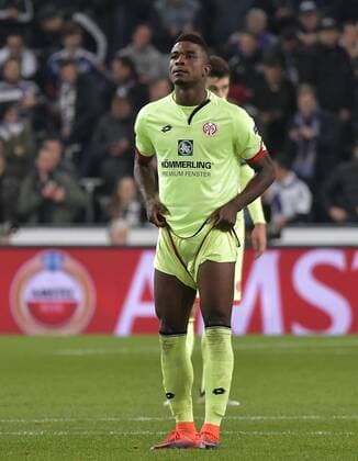xtwx, 03.11.2016, Fussball Europa League, RSC Anderlecht - FSV Mainz 05, Gruppe C - 4. Spieltag Jhon Cordoba (Mainz) Brüssel