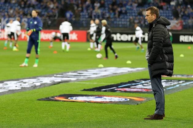 03.11.2016 - Cheftrainer Markus Weinzierl (FC Schalke 04) beim Europa League Gruppenspiel (Saison 2016 17) FC Schalke 04 - FK Krasnodar.