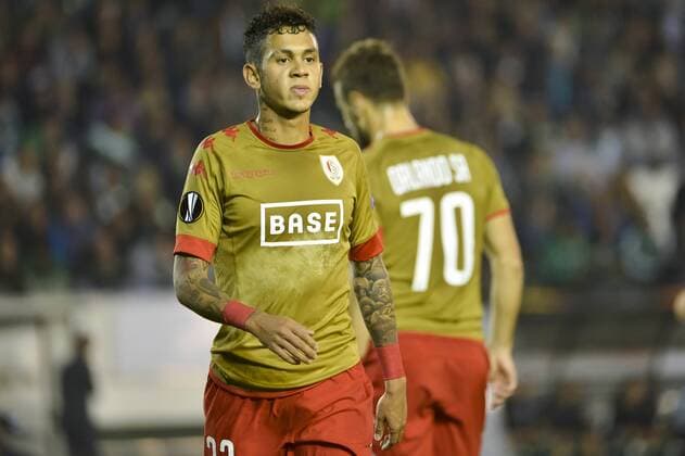 Standard s Junior Edmilson pictured during a soccer game between Greek club Panathinaikos F.C. and Belgian team Standard de Liege in Athens, Greece, Thursday 03 November 2016, the fourth game of the group stage of the Europa League competition in Group G. NICOLASxLAMBERT  x04971965x