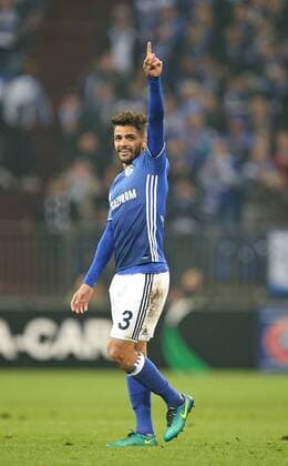 03.11.2016, Fussball UEFA Europa League 2016 2017, Gruppenphase, 4.Spieltag, FC Schalke 04 - FK Krasnodar, in der VELTINS-Arena Gelsenkirchen. Jubel Torschütze Junior Caicara (Schalke) zum Tor zum 1:0 