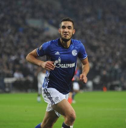Europa League FC Schalke 04 - FK Krasnodar 03.11.2016 Nabil Bentaleb (S04) jubelt nach dem 2:0, HM