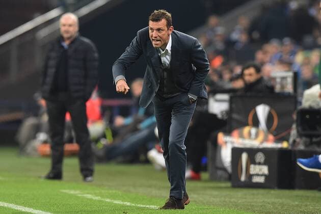Fußball Europa League Gruppenphase 4. Spieltag Schalke 04 - FC Krasnodar am 03.11.2016 in der Veltins Arena in Gelsenkirchen Markus Weinzierl ( Trainer Schalke ) xRx