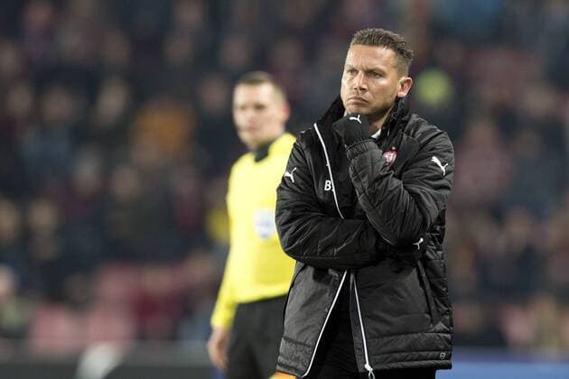 Coach of Hapoel Barak Bakhar during the European league match AC Sparta Praha vs Hapoel Beer-Sheva FC in Prague, Czech Republic, November 3, 2016. (CTKxPhoto MichalxKamaryt) CTKPhotoP201611031220101  kmt 9