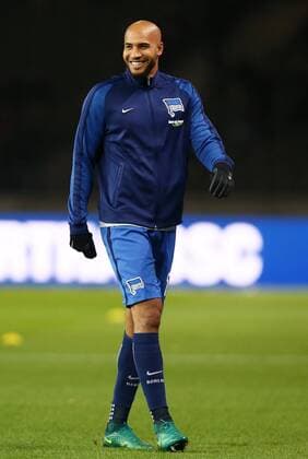 John Anthony Brooks Einzelbild Aktion Freisteller Fußball Fussball DFL Bundesliga Herren Saison 2016 2017 04.11.2016 Hertha BSC Berlin - Borussia Mönchengladbach Moenchengladbach BMG