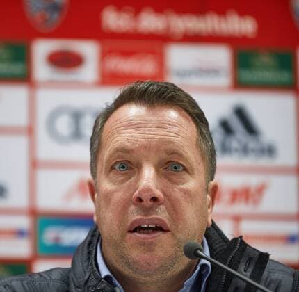 Markus Kauczinski (Trainer FC Ingolstadt), Pressekonferenz, FC Ingolstadt - FC Augsburg, 10. Spieltag, 05.11.2016