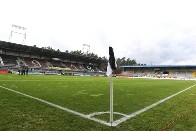 06.11.2016, xtvx, Fussball 2.Bundesliga, SV Sandhausen - TSV 1860 München emspor, v.l. Stadion Innenansicht Sandhausen