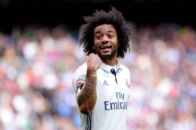 MADRID,SPAIN: Marcelo, 12 of Real Madrid during the La Liga match between Real Madrid and CD Leganes at Estadio Santiago Bernabeu on 06 11 2016, in MADRID, SPAIN.  xSoniaxCanadax xx