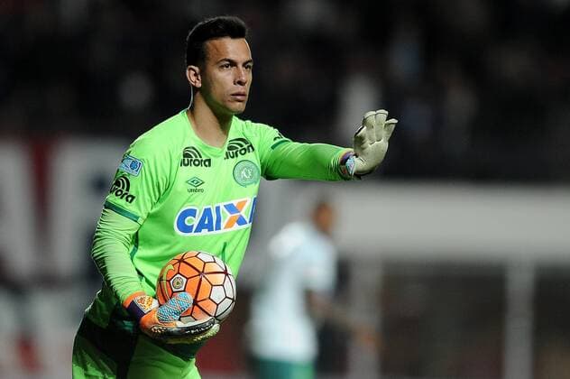 Danilo of Chapecoense. San Lorenzo vs Chapecoense. Copa Sudamericana 2016 - Semifinal. 2 of noviembre of 2016. Estadio: Pedro Bidegain (Buenos Aires, Argentina).