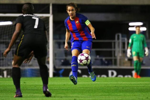 November 9, 2016 - Barcelona, Calatonia, Spain - Marta Unzue during the Womens Champions League match between FC Barcelona Barca and FC Twente, on 09 november 2016. Barcelona v Twente - Womens Champions League  - ZUMAn230 20161109_zaa_n230_257