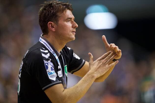Handball Berlin 09.11.2016 Saison 2016 2017 1. Bundesliga HBL Füchse Berlin - SC DHfK Leipzig Christian Prokop (Leipzig, Trainer)
