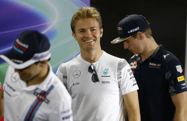 Brazil Grand Prix Formula 1 2016 SÃO PAULO, SP - 10.11.2016: BRAZIL GRAND PRIX FORMULA 1 2016 - Nico Rosberg Mercedes driver AMG Petronas F1 Team during a press conference PK Pressekonferenz the Brazil Grand Prix Formula 1 in 2016 held at the Interlagos Circuit on the morning of Thursday. (Photo: Rodolfo Buhrer La Imagem Fotoarena) x1228152x  RodolfoxBuhrer