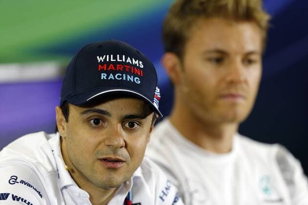 Brazil Grand Prix Formula 1 2016 SÃO PAULO, SP - 10.11.2016: BRAZIL GRAND PRIX FORMULA 1 2016 - The drivers Felipe Massa and Williams Nico Rosberg of Mercedes AMG Petronas F1 Team during a press conference PK Pressekonferenz the Brazil Grand Prix Formula 1 in 2016 held at the Interlagos Circuit on the morning of Thursday. (Photo: Rodolfo Buhrer La Imagem Fotoarena) x1228157x  RodolfoxBuhrer