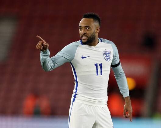 England s Nathan Redmond accuses Italy s Antonio Barreca (out of shot) of diving during the Under 21 International Friendly Länderspiel match at the St Mary s Stadium, Southampton. Picture date November 10th, 2016 Pic David Klein Sportimage EDITORIAL USE ONLY. No use with unauthorised audio, video, data, fixture lists, club league logos or live services. Online in-match use limited to 120 images, no video emulation. No use in betting, games or single club league player publications.