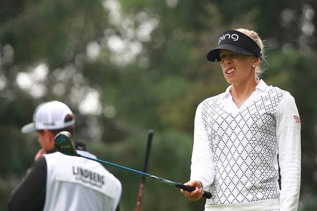 Bilder des Tages - SPORT Swedish golfer Pernilla Lindberg in action during the first day of the Lorena Ochoa Invitational Tournament of the LPGA Golf Damen at the Golf Club of Mexico City, Mexico, 10 November 2016. LORENA OCHOA INVITATIONAL GOLF TOURNAMENT IN MEXICO CITY !ACHTUNG: NUR REDAKTIONELLE NUTZUNG!  MEX002 20161110-636144135671112678