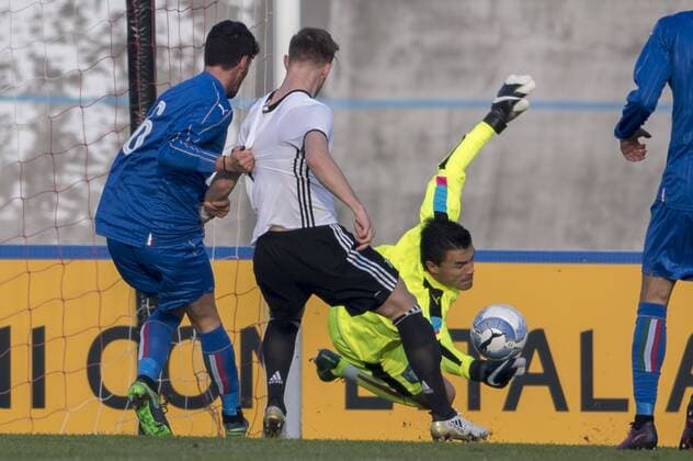 Emil Audero (ITA), NOVEMBER 10, 2016 - Football Soccer : Under-20 International Friendly Länderspiel match between Italy 0-1 Germany at Stadio Tullo Morgagni in Forli, Italy. Noxthirdxpartyxsales  (ptmb102313)