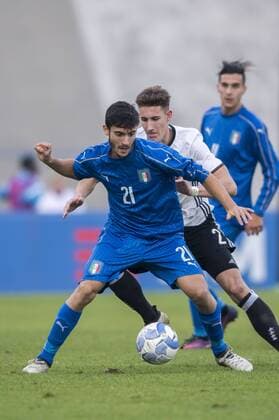 Francesco Cassata (ITA), Phil Neumann (GER), NOVEMBER 10, 2016 - Football Soccer : Under-20 International Friendly Länderspiel match between Italy 0-1 Germany at Stadio Tullo Morgagni in Forli, Italy. Noxthirdxpartyxsales  (ptmb102389)