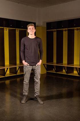 Niklas Hauptmann beim Fotoshooting. Niklas Hauptmann