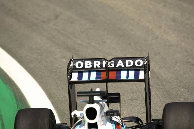 Brazil Grand Prix Formula 1 2016 SÃO PAULO, SP - 11.11.2016: BRAZIL GRAND PRIX FORMULA 1 2016 - Pictured pilot car detail Felipe Massa Team Williams Martini Racing. First day of free practice for the Brazil Grand Prix Formula 1 in 2016 held at the Interlagos Circuit. (Photo: Aloisio Mauricio Fotoarena) x1228617x  AloisioxMauricio