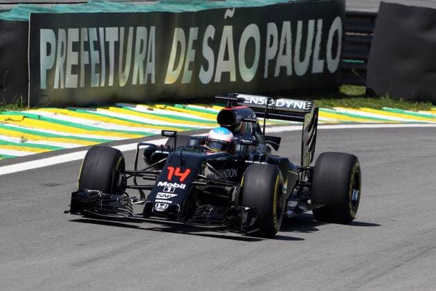 Brazilian Grand Prix, Sao Paulo 10 - 13 November 2016 11.11.2016 - Free Practice 1, Fernando Alonso (ESP) McLaren Honda MP4-31 