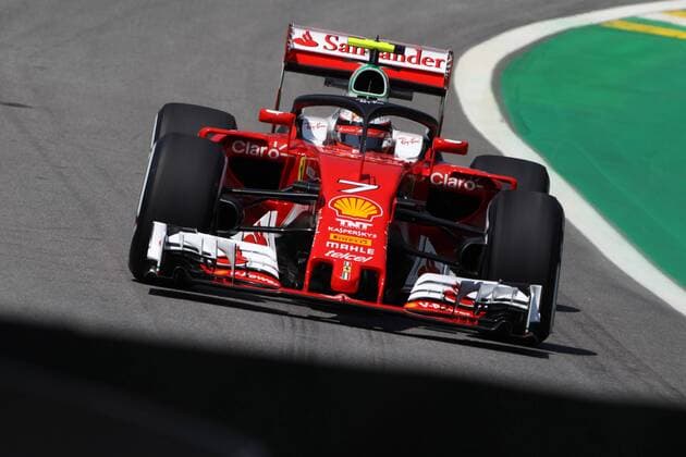 Brazilian Grand Prix, Sao Paulo 10 - 13 November 2016 11.11.2016 - Free Practice 1, Kimi Raikkonen (FIN) Scuderia Ferrari SF16-H with Halo. 