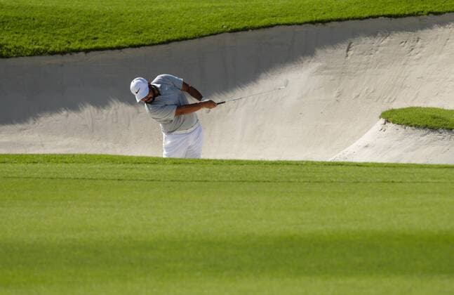 US golfer J.J. Spaun in action during the second dat of the Mayakoba OHL Classic golf tournament at Playa del Carmen in Riviera Maya, Quintana Roo, Mexico, 11 November 2016. EFE Victor Ruiz MAYAKOBA OHL GOLF TOURNAMENT !ACHTUNG: NUR REDAKTIONELLE NUTZUNG!  MEX005 20161111-636145039451952900