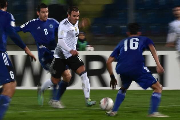 Alex Gasperoni San Marino, Mario Gotze Germany San Marino - DFB Deutschland, Fußball Nationalteam Länderspiel WM Quali AndreaxStaccioli