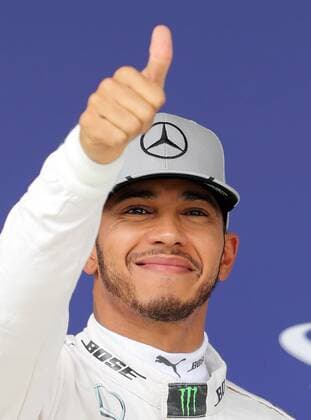 Brazil Grand Prix Formula 1 2016 SÃO PAULO, SP - 12.11.2016: BRAZIL GRAND PRIX FORMULA 1 2016 - Lewis Hamilton (GBR) Mercedes AMG Petronas F1 Team celebrates pole position after the official training of the Brazil Grand Prix Formula 1 2016 held at the Interlagos Circuit on the morning of Friday. (Photo: Rodolfo Buhrer La Imagem Fotoarena) x1229300x  RodolfoxBuhrer