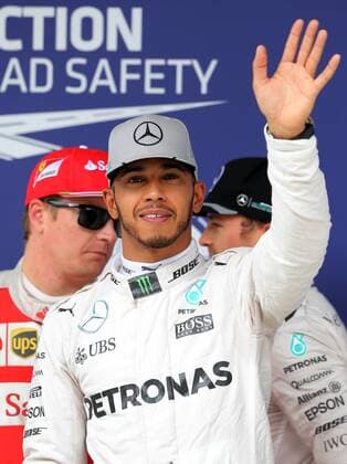 Brazil Grand Prix Formula 1 2016 SÃO PAULO, SP - 12.11.2016: BRAZIL GRAND PRIX FORMULA 1 2016 - Lewis Hamilton (GBR) Mercedes AMG Petronas F1 Team celebrates pole position after the official training of the Brazil Grand Prix Formula 1 2016 held at the Interlagos Circuit on the morning of Friday. (Photo: Rodolfo Buhrer La Imagem Fotoarena) x1229305x  RodolfoxBuhrer