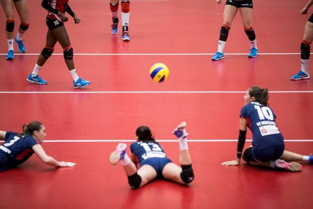 Berlin, Deutschland, 12.11.2016: Volleyball Frauen Bundesliga Saison 2016 2017 - Koepenicker SC - VC Wiesbaden.