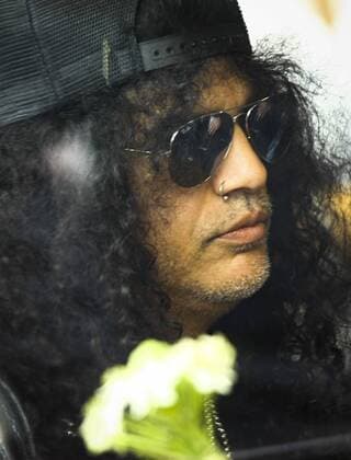 Grande Pr?mio do Brasil de F?rmula 1 2016 SÃO PAULO, SP - 13.11.2016: GRANDE PRÊMIO DO BRASIL DE FÓRMULA 1 2016 - Pictured guitarist Slash, of Guns n& 39;Roses rock band during the Brazil Grand Prix Formula 1 in 2016 held this Sunday (13) at the Interlagos Circuit. (Photo: Aloisio Mauricio Fotoarena) x1229487x  AloisioxMauricio