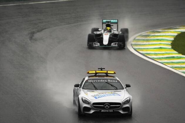 Grande Pr?mio do Brasil de F?rmula 1 2016 SÃO PAULO, SP - 13.11.2016: GRANDE PRÊMIO DO BRASIL DE FÓRMULA 1 2016 - Due to continuous rain the race was dropped with the help of the Safety Car. Brazil Grand Prix Formula 1 in 2016 held this Sunday (13) at the Interlagos Circuit. (Photo: Aloisio Mauricio Fotoarena) x1229537x  AloisioxMauricio