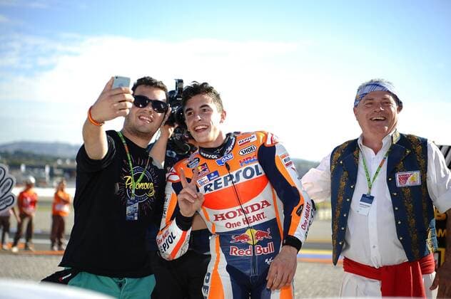 Motul Grand Prix of Valencia. Circuit Ricardo Tormo, Valencia, SPAIN - 13 of November 2016. Race day. In the picture: Celebration of the World Championship WM Weltmeisterschaft winner to 93 Marc MARQUEZ (SPA) Repsol Honda Team  xJosexBretonx xMotoxGPxComunidadxValencianax