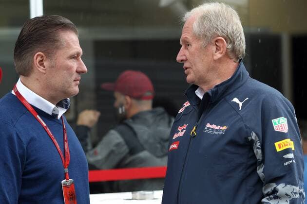 Brazilian Grand Prix, Sao Paulo 10 - 13 November 2016 13.11.2016 - Jos Verstappen (NED) father of Max Verstappen (NED) and Helmut Marko (AUT), Red Bull Racing, Red Bull Advisor 