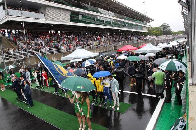 Brazilian Grand Prix, Sao Paulo 10 - 13 November 2016 13.11.2016 - Race, The grid 