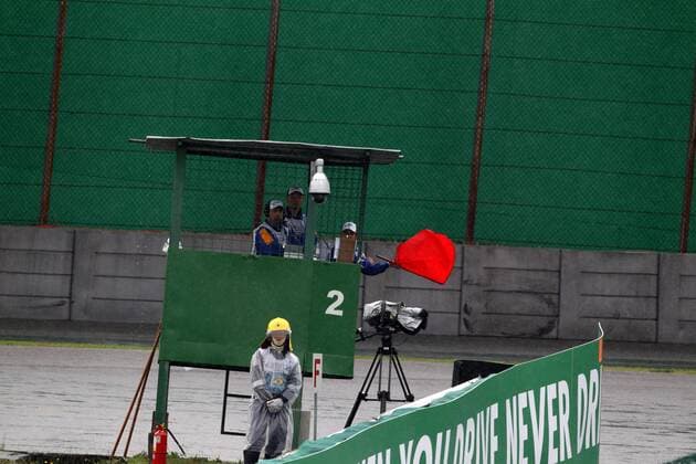 Brazilian Grand Prix, Sao Paulo 10 - 13 November 2016 13.11.2016 - Race, The red flag 