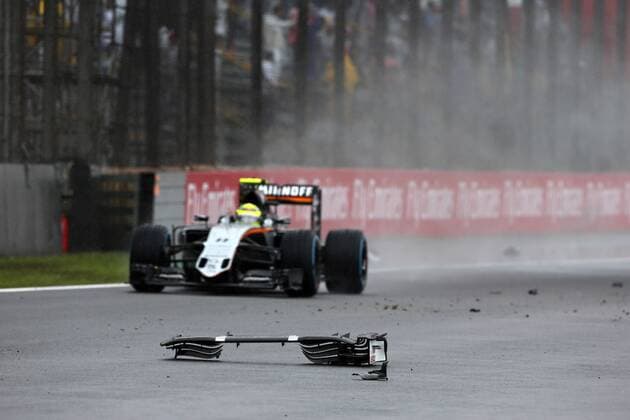Brazilian Grand Prix, Sao Paulo 10 - 13 November 2016 13.11.2016 - Race, Sergio Perez (MEX) Sahara Force India F1 VJM09 