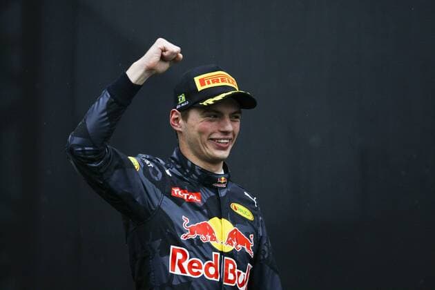 Grande Pr?mio do Brasil de F?rmula 1 2016 SÃO PAULO, SP - 13.11.2016: GRANDE PRÊMIO DO BRASIL DE FÓRMULA 1 2016 - In the picture the driver Max Verstappen Red Bull Racingfica team third in the Brazil Grand Prix Formula 1 in 2016 held this Sunday (13) at the Interlagos Circuit. (Photo: Aloisio Mauricio Fotoarena) x1229671x  AloisioxMauricio