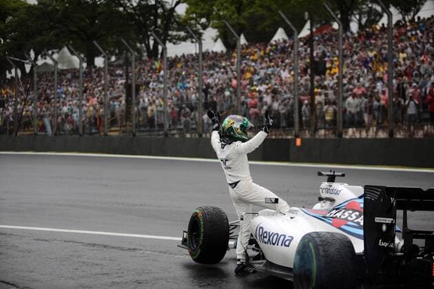 Brazilian Grand Prix, Sao Paulo 10 - 13 November 2016 13.11.2016 - Race, Felipe Massa (BRA) Williams FW38 retires from the race 